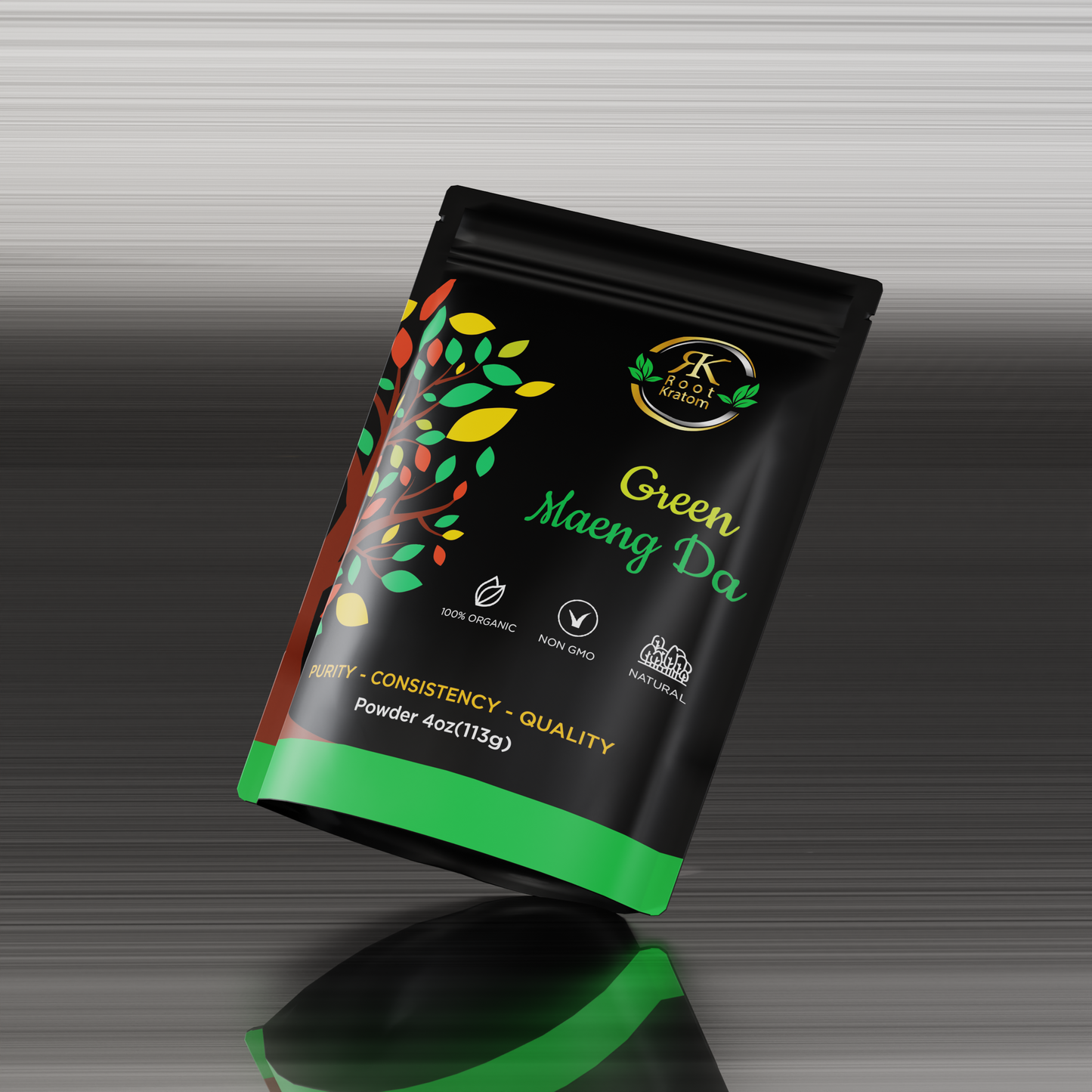 Green Maeng Da Kratom Powder 4 oz (113g).