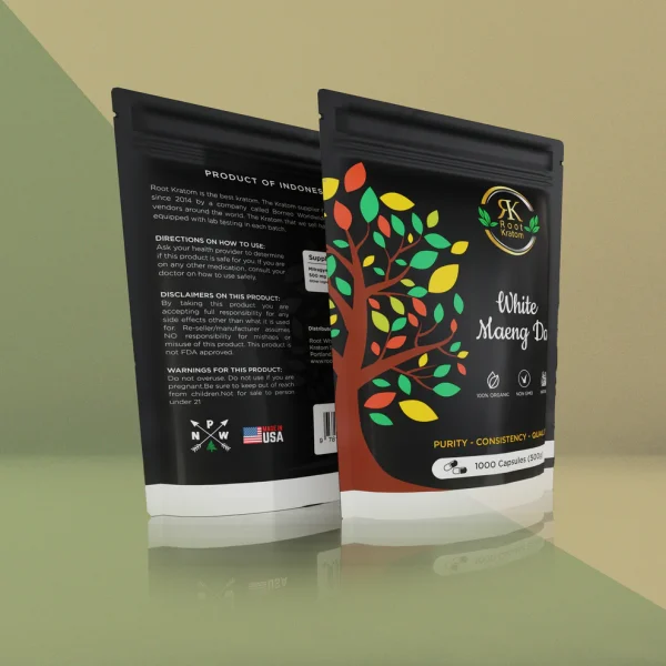 White Maeng Da Kratom Capsules - Image 3