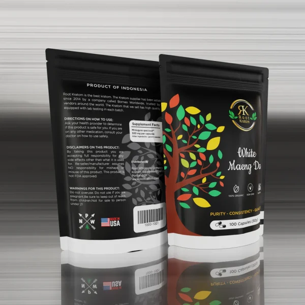 White Maeng Da Kratom Capsules - Image 3