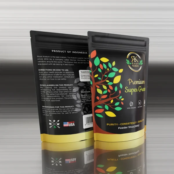 Premium Super Green Kratom Powder - Image 2