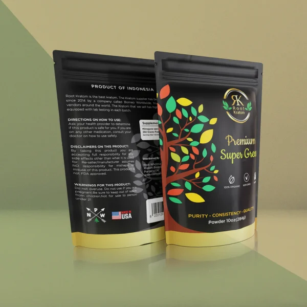 Premium Super Green Kratom Powder - Image 3