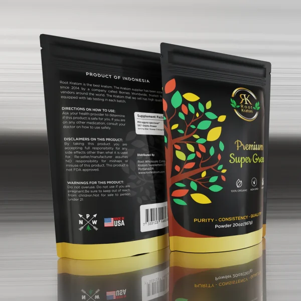 Premium Super Green Kratom Powder - Image 2