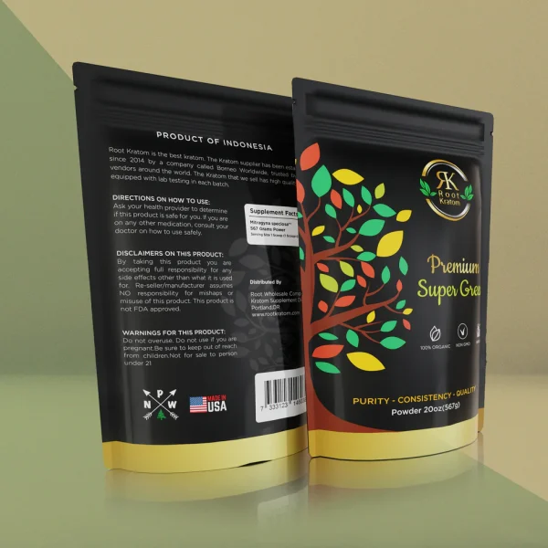 Premium Super Green Kratom Powder - Image 3