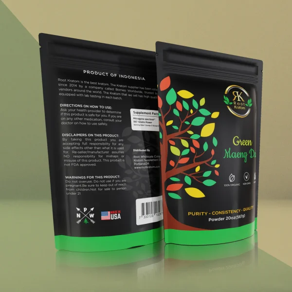 Green Maeng Da Kratom Powder - Image 3