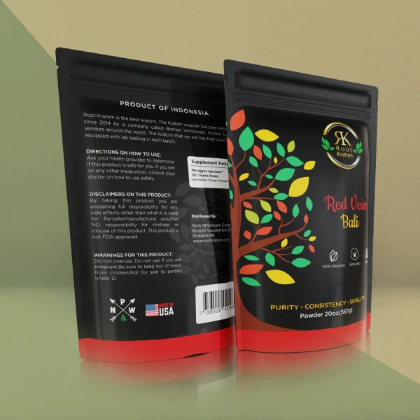 Red Vein Bali Kratom Powder - Image 3