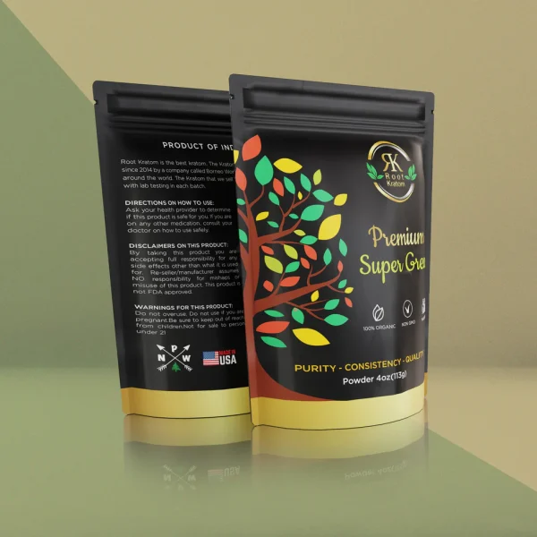 Premium Super Green Kratom Powder - Image 2