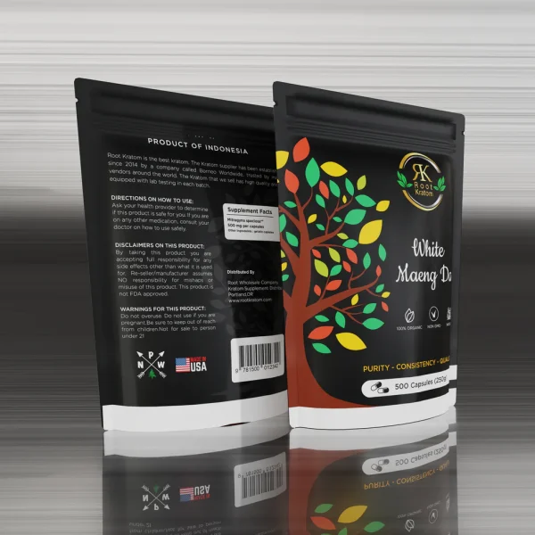 White Maeng Da Kratom Capsules - Image 3