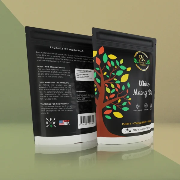 White Maeng Da Kratom Capsules - Image 2
