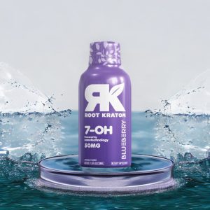 Root Kratom 7-OH Blueberry Liquid Shot – Fast-acting nano kratom formula for clarity and focus | Portland, Oregon