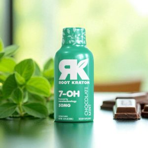 Chocolate Mint Kratom Shot with 7-Hydroxymitragynine for Focus, Relief, and Calm Energy
