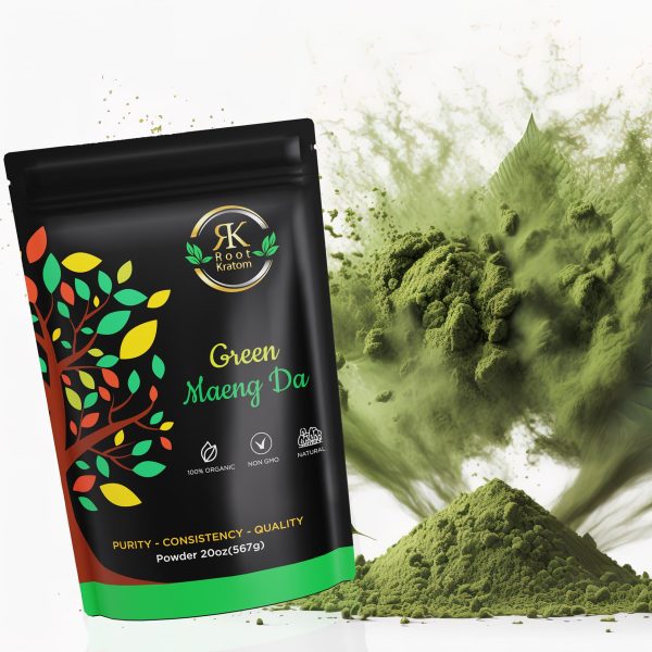 Root Kratom Green Maeng Da Powder 20oz – Lab-Tested Organic Kratom