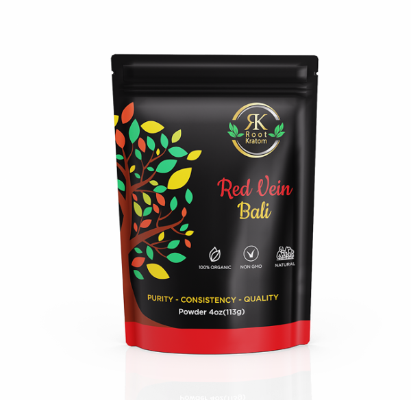 Root Kratom | Red Vein Bali – Premium Kratom Powder for Relaxation & Calm | 4oz