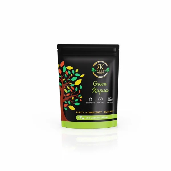 Green Kapua Kratom Capsules