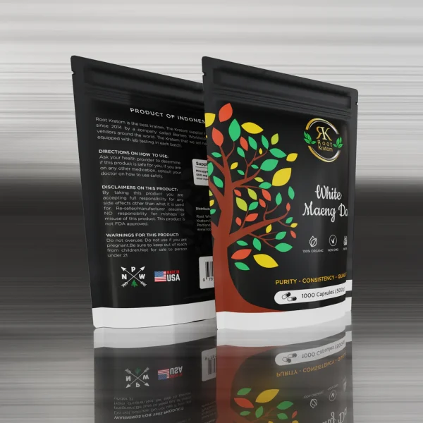 White Maeng Da Kratom Capsules - Image 2