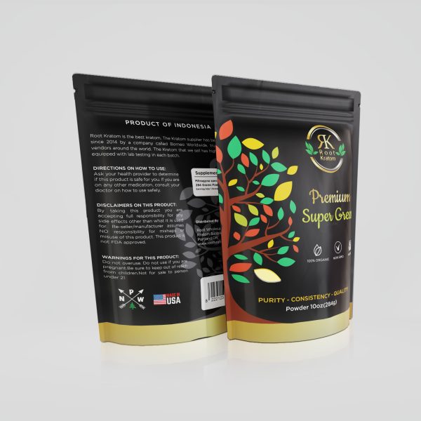 Premium Super Green Kratom | Powder– 10oz - Image 3