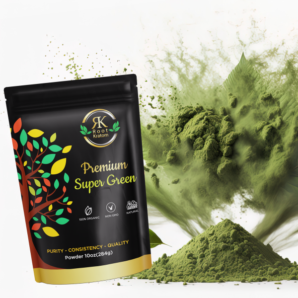 Premium Super Green Kratom | Powder– 10oz - Image 2