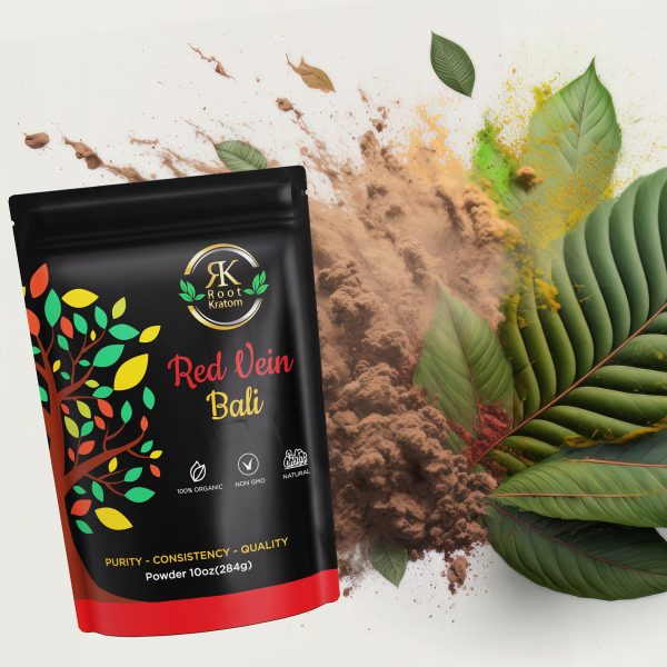 Red Vein Bali Kratom | Powder– 10oz - Image 3