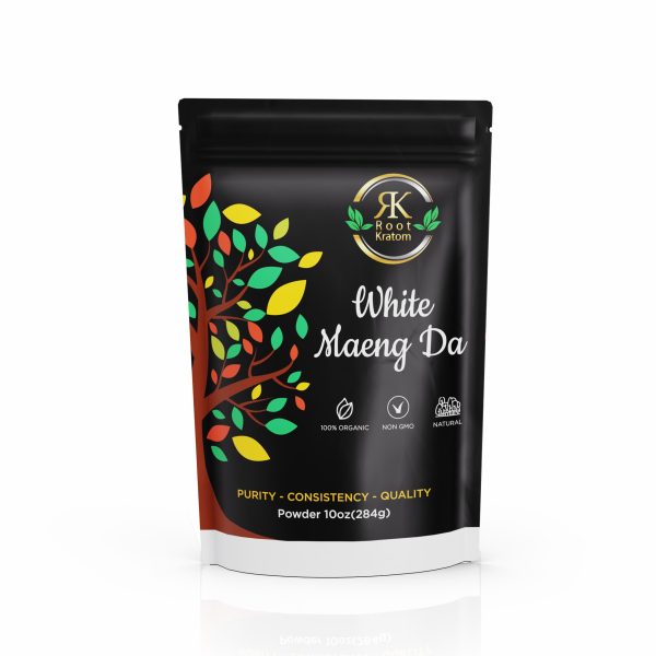 Root Kratom White Maeng Da Kratom Powder 10oz – Organic White Vein, Lab-Tested, Focus & Energy Support