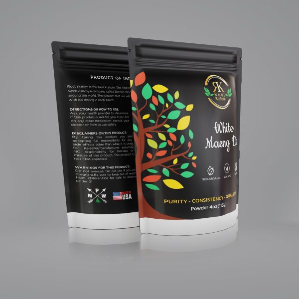 White Maeng Da Kratom Powder 20oz – Root Kratom Premium White Vein