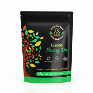 Root Kratom | Green Maeng Da – Balanced Kratom Capsules for Energy & Wellness | 250 Count