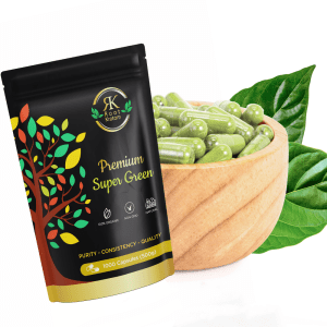 Root Kratom Premium Green kratom capsules, 1000 count high-quality botanical capsules, lab-tested with fast USA shipping.